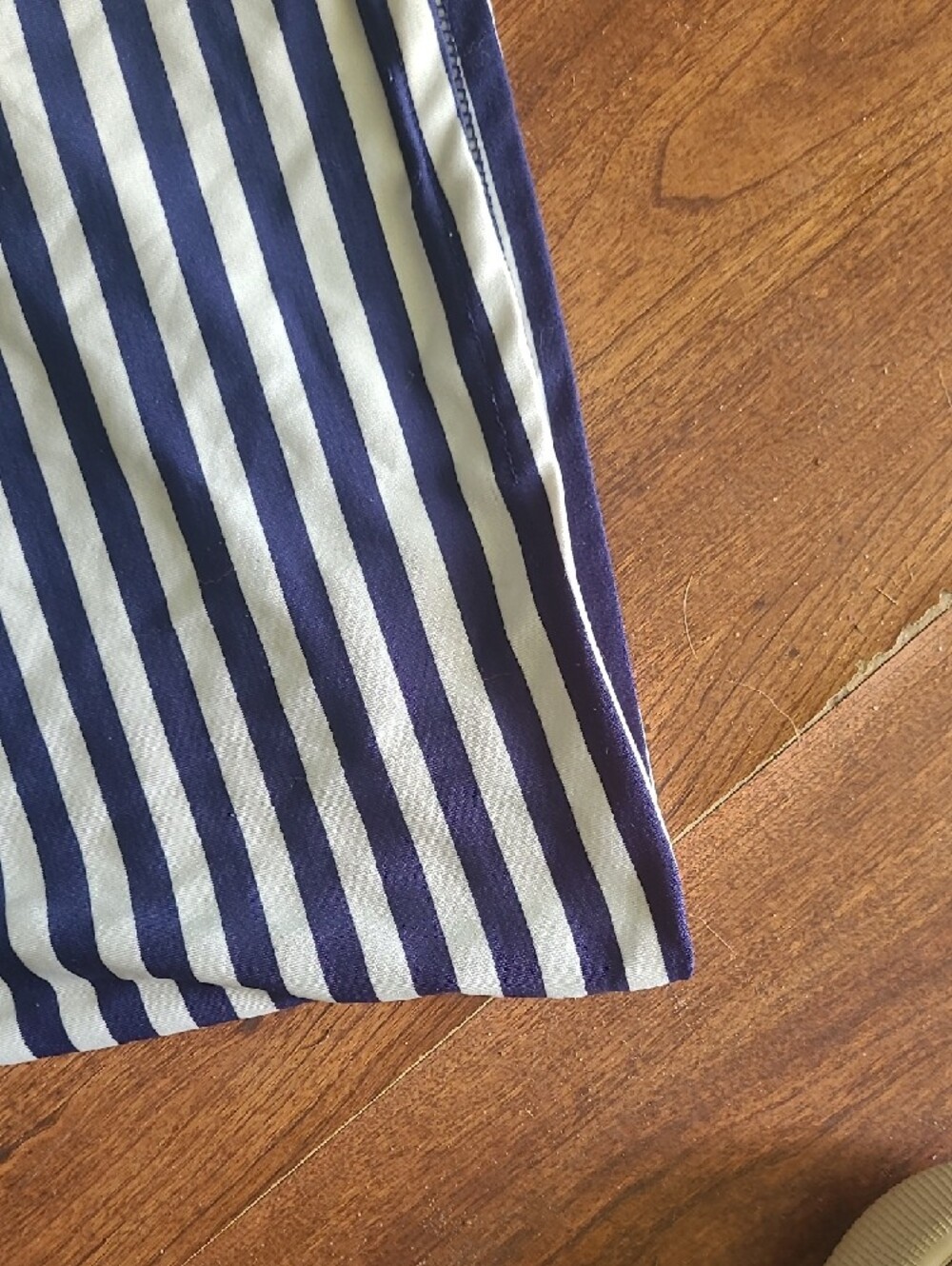 Ralph Lauren Navy & White Striped Racerback Swim Suit Cover Up Size L - Picture 5 of 7